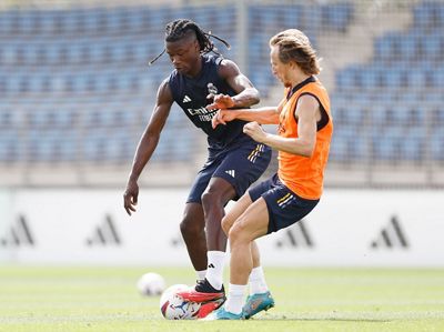 entrenamiento del real madrid