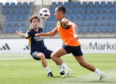 entrenamiento del real madrid