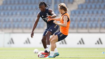 Fitness and ball work in the third session of the week