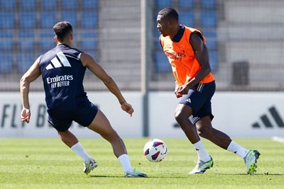 entrenamiento del real madrid