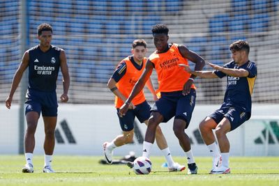 entrenamiento del real madrid