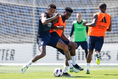 entrenamiento del real madrid