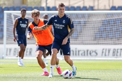 entrenamiento del real madrid