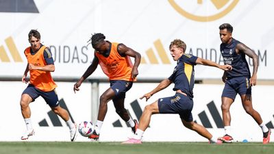 entrenamiento del real madrid