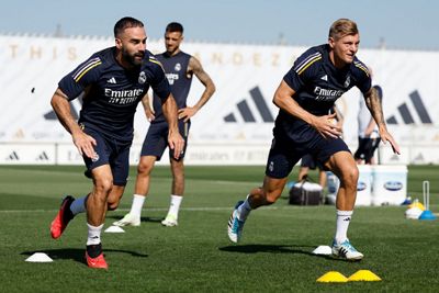 entrenamiento del real madrid