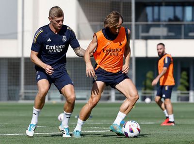 entrenamiento del real madrid