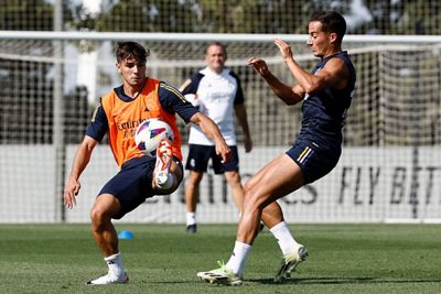 entrenamiento del real madrid