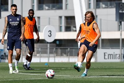 entrenamiento del real madrid