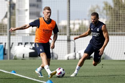 entrenamiento del real madrid