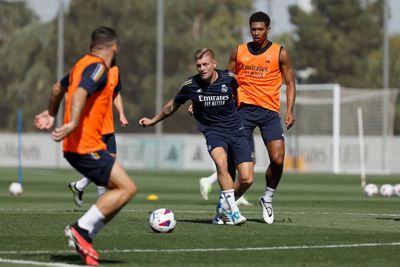 entrenamiento del real madrid