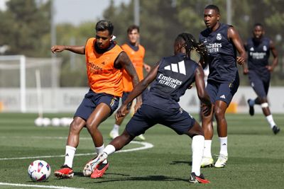 entrenamiento del real madrid