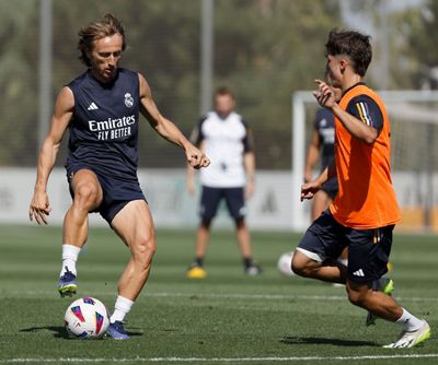 entrenamiento del real madrid