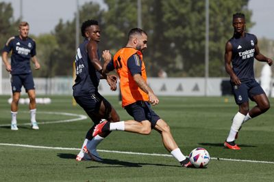 entrenamiento del real madrid