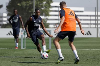 entrenamiento del real madrid