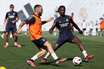 entrenamiento del real madrid