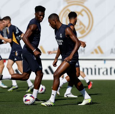 entrenamiento del real madrid
