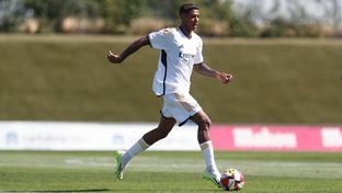 Once inicial del Castilla frente al Atlético B