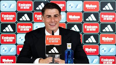 Kepa: “I'm happy and proud to be part of Real Madrid”