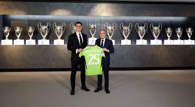 presentación de kepa como jugador del real madrid