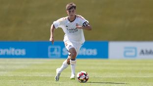 Once inicial del Castilla frente al Antequera