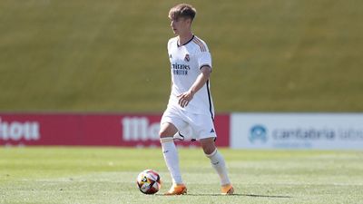 Once inicial del Castilla frente al Melilla