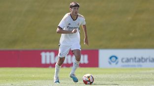 Once inicial del Castilla frente al Linares Deportivo