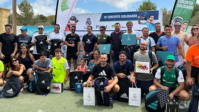 Éxito del Circuito de Pádel Solidario de la Fundación Real Madrid by Unicaja Banco en Alicante