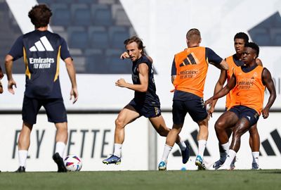 entrenamiento del real madrid