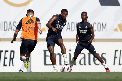 entrenamiento del real madrid