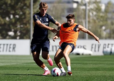 entrenamiento del real madrid
