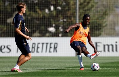 entrenamiento del real madrid