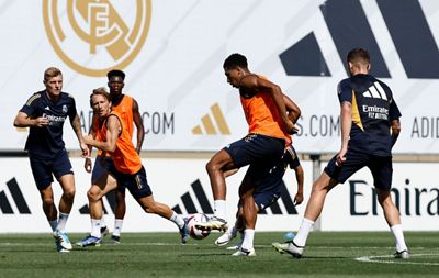 entrenamiento del real madrid