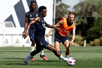 entrenamiento del real madrid