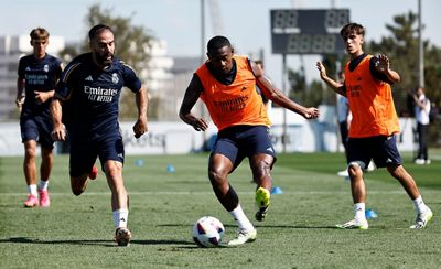 entrenamiento del real madrid