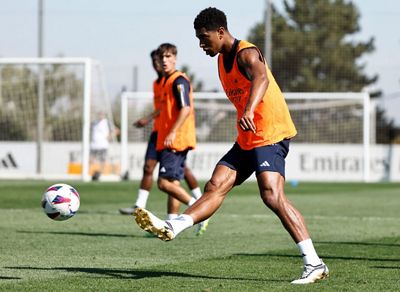 entrenamiento del real madrid