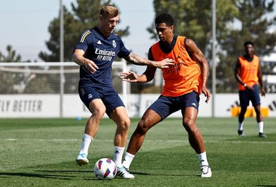 entrenamiento del real madrid