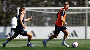 Training at Real Madrid City