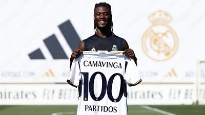 Camavinga: “Estoy feliz por entrar un poco más en la historia del Real Madrid”