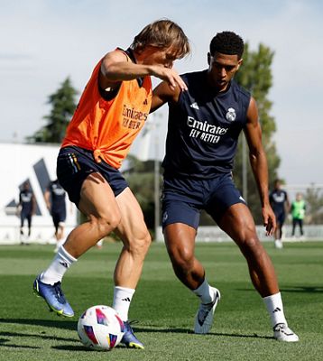 entrenamiento del real madrid