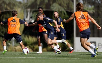 entrenamiento del real madrid