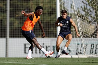 entrenamiento del real madrid