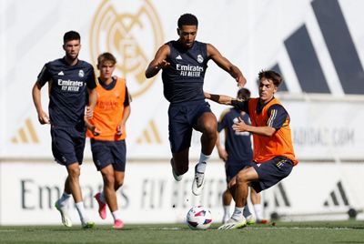 entrenamiento del real madrid