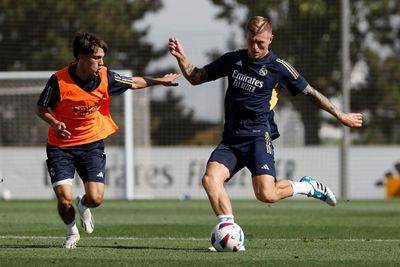 entrenamiento del real madrid
