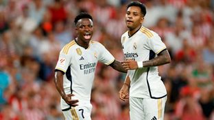 Once inicial del Real Madrid contra el Almería