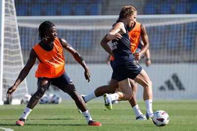 entrenamiento del real madrid