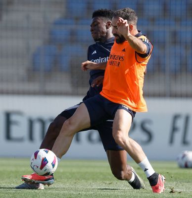 entrenamiento del real madrid