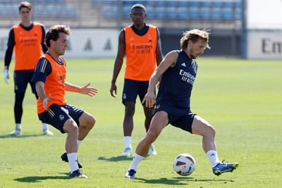 entrenamiento del real madrid