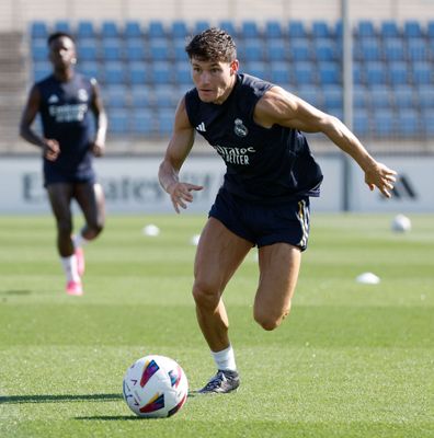 entrenamiento del real madrid