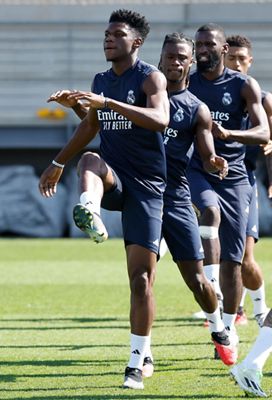 entrenamiento del real madrid