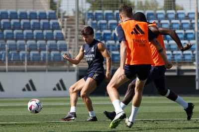 entrenamiento del real madrid